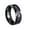 Black, variant on 8mm Fishbone Ring Wedding Band Comfort-Fit, Sizes 6-13 Wedding Band Ring For Mens Women Beveled