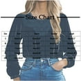 thumbnail image 3 of YFNNUP Lace Patchwork Long Sleeve Velvet Blouses for Women Round Neck Casual Comfy Spring Tops Solid Color Pleated Velour Work Office Shirts, 3 of 7