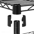 thumbnail image 5 of 4-tier Commercial Grade Heavy Duty Adjustable Height Wire Shelving W/wheels & Leveling Feet  Storage Metal Steel Shelf Garage Utility Rack Unit 60" W, 5 of 9