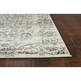 thumbnail image 2 of HomeRoots 353786 3 ft. 3 in. x 4 ft. 7 in. Polypropylene Ivory & Grey Area Rug, 2 of 4