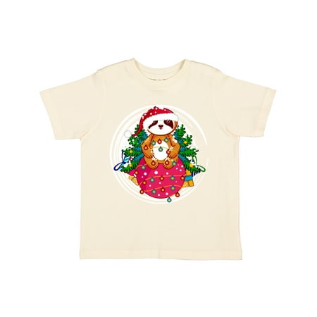 

Inktastic Christmas Sloth Gift Toddler Boy or Toddler Girl T-Shirt