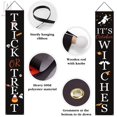thumbnail image 5 of Gustave Halloween Trick Or Treat Hanging Banner Door Decoration, Porch Decorations Outdoor Signs for Home Welcome Signs "A Style", 5 of 8