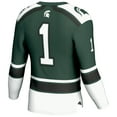 thumbnail image 3 of Men's GameDay Greats #1 Green Michigan State Spartans Hockey Jersey, 3 of 4