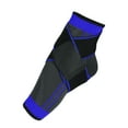 thumbnail image 1 of Unique Bargains 1 Pcs Support de Cheville avec Sangle Ajustable Respirant pour Sports Bleu Taille TG, 1 of 7
