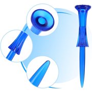 Golf Tees 3-1/4’’ 50 Pcs Plastic Golf Tees Reduced Friction & Side Spin Professional Unbreakable Golf Tees Durability and Stability Golf Tee