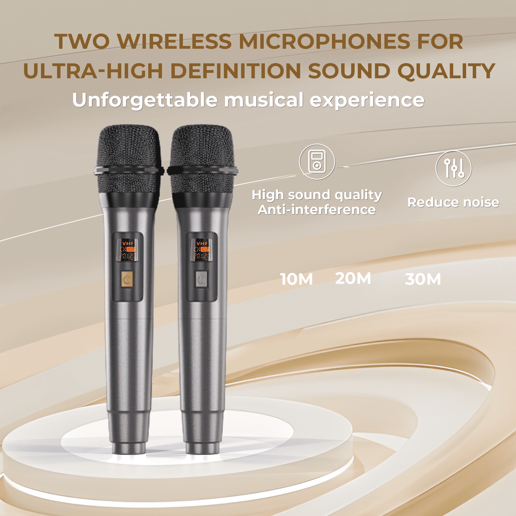 BONAOK Karaoke Machine for Adults, Karaoke Machine with 2 Microphones, Home Party Singing Karaoke Speaker System with RGB Light, Singing Machine with PA System