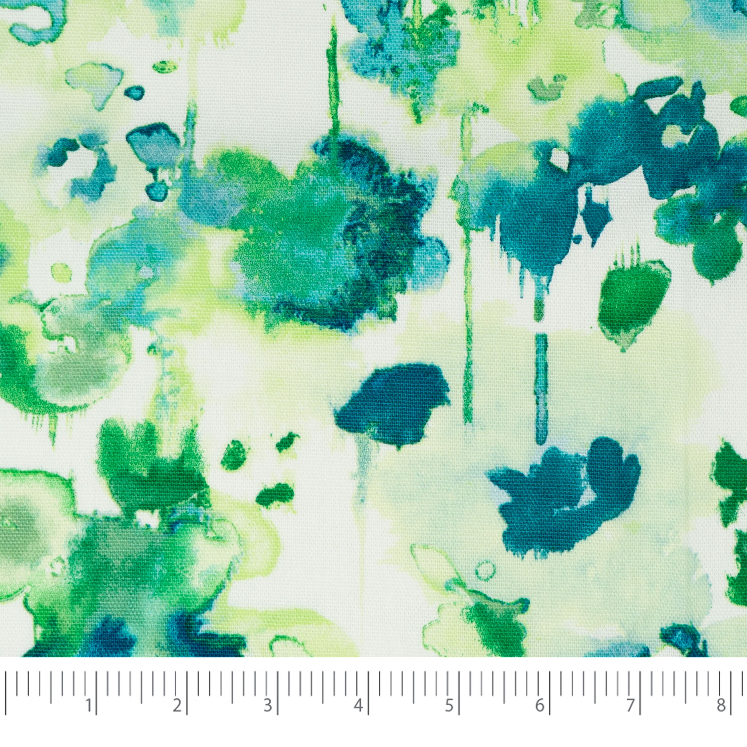 Waverly Inspirations 45" x 2 yd 100% Cotton Floral Sewing & Craft Fabric, Teal