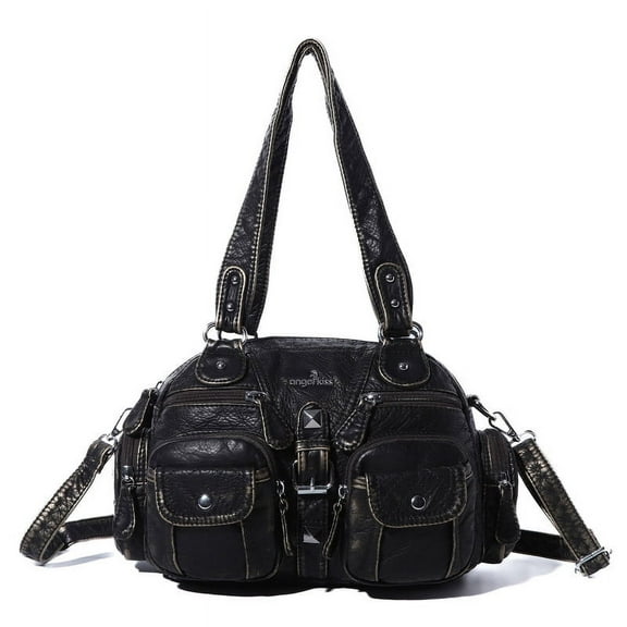 Angel Kiss Small Hobo Purses for Women Soft Vegan Leather Shoulder Bags with Crossbody Adjustable Strap