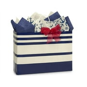 Vogue Blue Indigo Stripe Recycled (250 Pack ) 16x6x12"