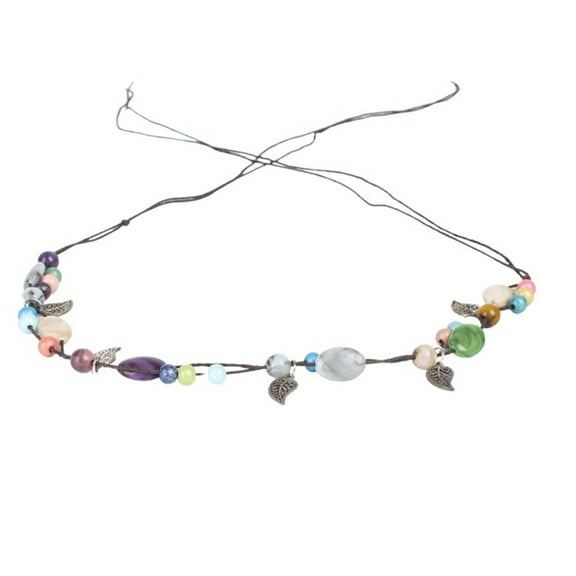 Handwoven Cap Belt for Cowboy Hat Decoration Delicate Beads Hatband