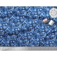 thumbnail image 3 of Soimoi Cotton Duck Fabric Square Geometric Print Fabric by Yard 42 Inch Wide, 3 of 3