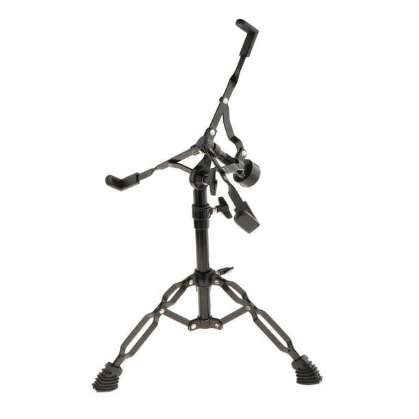 Accesorios de soporte de tambor Percusión de hardware de doble de metal ajustable 22 mm negro kusrkot soporte de caja