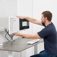 thumbnail image 3 of VIVO Aluminum Dual 17" to 32" Monitor Pneumatic Desk Mount Stand, 3 of 8