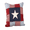 14"x14", variant on Yardvibe Patriotic Throw Pillow, 20" x 20" Americana Vintage Star Patchwork Cushion, 4th of July Memorial Day Farmhouse Pillow for Living Room Couch Sofa