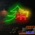 thumbnail image 4 of Handmadetneonsign Merry Christmas Neon Sign, Christmas Tree Led Sign, Christmas Gift Wall Art, Xmas Holiday Decor 79519, 4 of 5