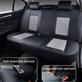 thumbnail image 6 of Fit for Chevrolet Aveo 2010, PU Leather 5 Seats Full Set With Lumbar Support Beautify Interior, Gray and Black Car Seat Covers, Beautify the Interior of Old Cars, 6 of 9