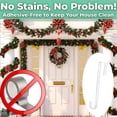 thumbnail image 4 of Eucatus Best Products & Gifts Clear Acrylic Wreath Hanger, 12", 4 of 6
