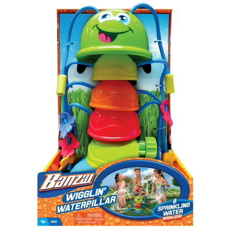 Banzai Wigglin' Waterpillar Backyard Outdoor Kids Fun Water