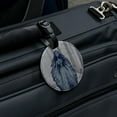 thumbnail image 5 of Corpse Bride Bride Round Leather Luggage Card Suitcase Carry-On ID Tag, 5 of 8