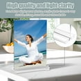 thumbnail image 2 of 4 Pack Acrylic Picture Frame 4x6 inches Clear Plastic Picture Frames Holder Standing Double Sided Picture Desktop Display for Photo Home Office, 2 of 7
