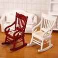 thumbnail image 6 of Durable Wooden Material High Reduction 1:12 Proportion Miniature Chair Simulation Furniture Model for Doll House Dollhouse Accessories STYLE 2, 6 of 8