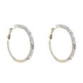 thumbnail image 1 of Pendientes De Aro Brillantes Para Mujer, Pendientes De Cristal, Pendientes De Tuerca, Joyería De Moda Para Mujer, Regalos Para Mamá Y Novia 1 Par Yuarrent AP005881-00, 1 of 6