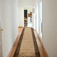 thumbnail image 6 of Custom Size Brown Beige Runner Rug Geometric Volley Dessign Cut to Size Roll Runner Rug 36 Inch Wide Pick Your Own Length by Feet, 6 of 7