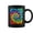 Black, variant on Retro Groovy Halloween Peace Love Hippie 60S 70S 80S Costume Coffee Mugs