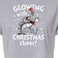 thumbnail image 3 of The Cat in the Hat - Glowing Christmas Cheer - Juniors Cropped Graphic T-Shirt, 3 of 5