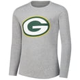 thumbnail image 2 of Youth Green Bay Packers Long Sleeve T-Shirt and Pants Sleep Set, 2 of 5