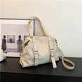 thumbnail image 4 of JUYGO High Capacity Rivet Solid Thread PU Shoulder Bags Simple Casual Tote Crossbody Bag Hot Sale Women's Bag Bolsos De Señora, 4 of 6