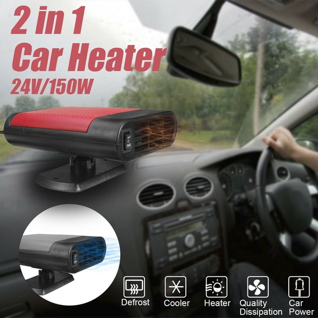 MYG 24V 150W Car Heater Warmer Cooling Heating Fan Windshield Defroster Demister