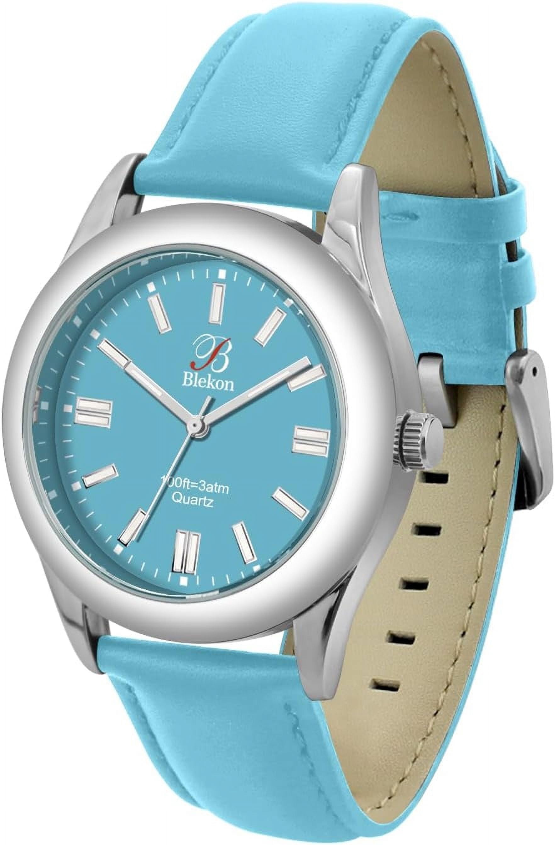 Blekon Original Stylish Bracelet & Leather Watch Set - Elegant Timepiece for Everyday & Special Occasions