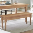 thumbnail image 6 of Grain Wood Furniture Valerie Solid Wood Bench with a Driftwood Finish, 6 of 8