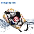 thumbnail image 4 of Uemuo Afternoon Tea Pattern Portable Toiletry Bags with Handle, Waterproof travel Make up Bags for Women, Large Capacity Travel Cosmetic Bags, 4 of 9