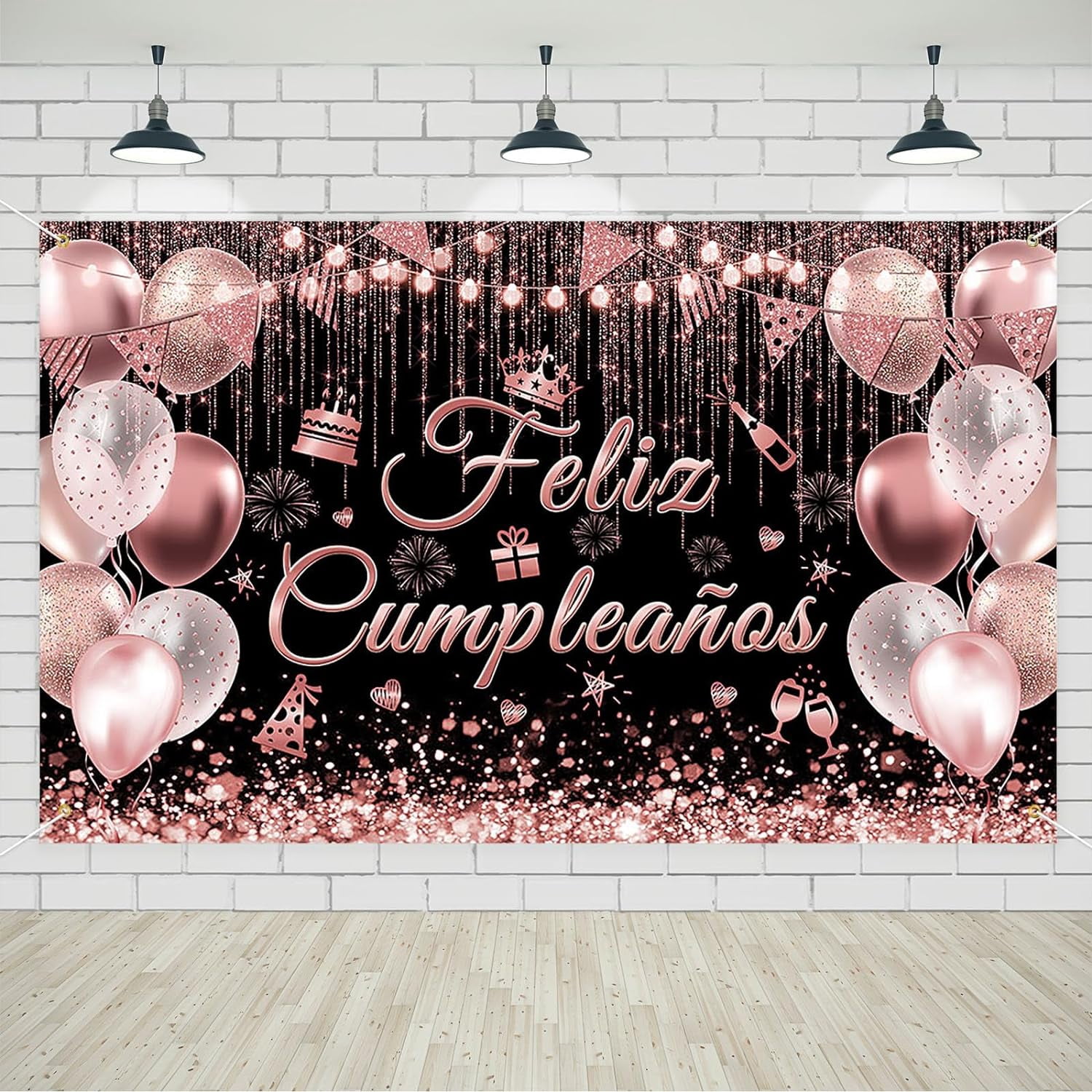 Kreatwow Mexikanisches Foto Banner Papel Picado – Für 1. Geburtstag & Fiesta-Partys | 13-teilig, Vormontiert, Bunt