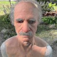 thumbnail image 2 of 1 Realistic Latex Masks,big Nose Old Man Supersoft Wrinkle Face Headgear Masquerade Party - FKB, 2 of 4