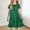 Green, variant on SGFCWSX Girls Casual Dress Short Sleeve Satin Bow Ruffle Hem Loose Fit Summer Dress Green Size 4-5 Years