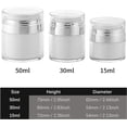 thumbnail image 6 of Rungungde Airless Pump Jar - New Empty Airless Cosmetic Container Bottles, The Best Refillable Container for Creams, Gels & Lotions, Leak Proof BPA FREE Portable Travel Size Container, 6 of 7