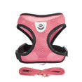 thumbnail image 1 of TOP Suministros Para Mascotas Arnés Collar Transpirable Correa Para Perros Chihuahua Pug Bulldog Tejido De Malla Gato Cómodo Chaleco De Cachorro Multicolor, 1 of 4