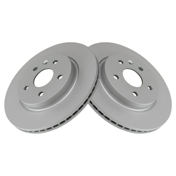 TRQ Rear G-Coated Brake Rotor LH RH Kit Pair Set of 2 for GM New