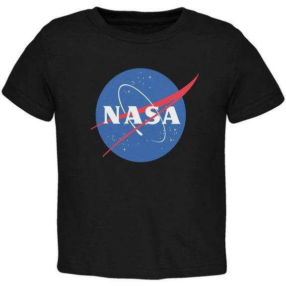 NASA Logo Black Toddler T-Shirt - 4T