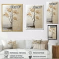 thumbnail image 4 of Designart "Neutral Toned African Tree I" Tree African Floater Framed Wall Art Living Room, 4 of 5