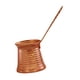 thumbnail image 5 of Tetera de goteo hecha a mano con forma de llama martillada, tetera gruesa con mango largo, cafetera para el hogar y la oficina, 5 of 9