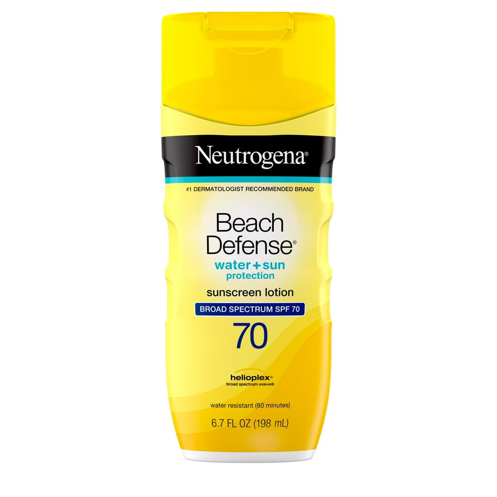 Neutrogena Beach Defense Sunscreen Lotion with SPF 70, 6.7 fl oz