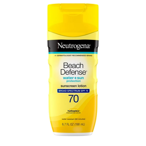 Neutrogena Beach Defense Sunscreen Lotion with SPF 70, 6.7 oz