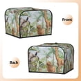 thumbnail image 3 of Yiaed Watercolor African Animals Wildlife Print 4 Slice Toaster Dust Cover Bread Machine Oven Dustproof Cover Kitchen Bakeware Protector Dustproof Fingerprint Protection, 3 of 7