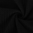 thumbnail image 6 of RYRJJ Women's V Neck Waffle Knit Henley Tops Casual Loose Long Sleeve Soft Comfy Pullover Sweater Blouses(Black,L), 6 of 6