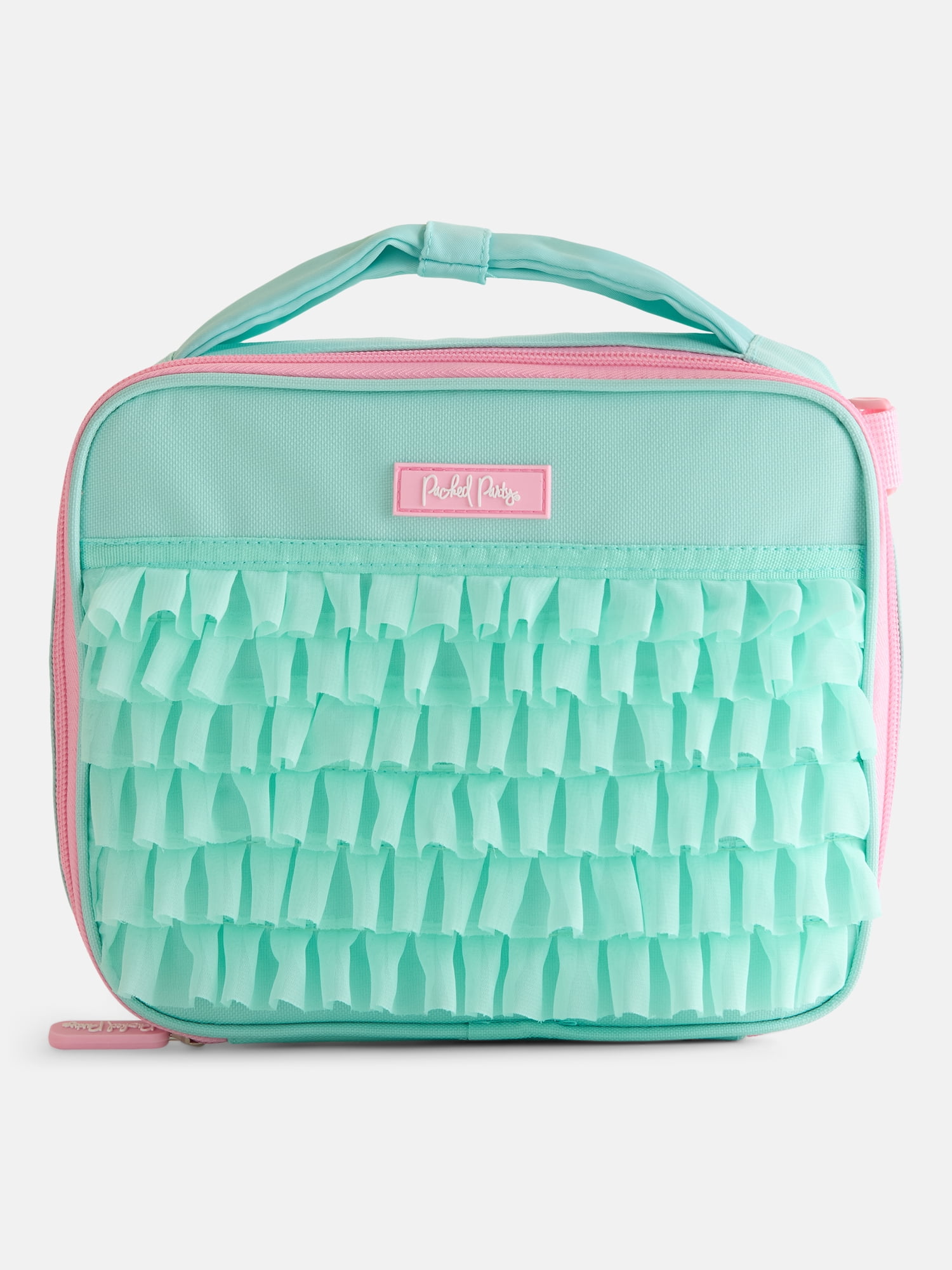 Packed Party Girls Ruffles Clear Backpack and Lunch Box Set