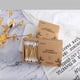 thumbnail image 2 of Bastoncillos de algodón de bambú - 100% biodegradables, 3 pulgadas de longitud, diseño de doble oreja - para limpieza de oídos, maquillaje y manualidades, 2 of 4